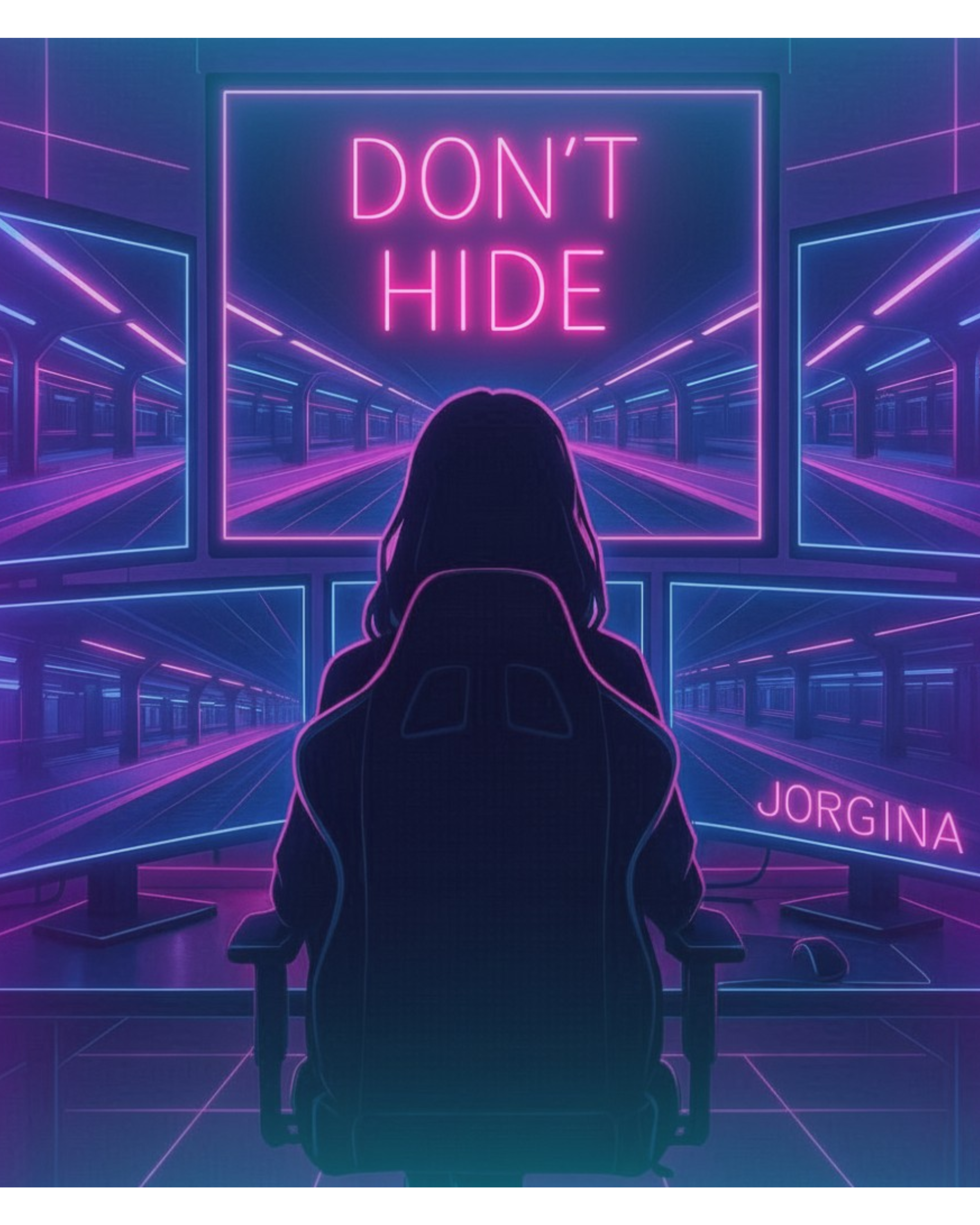 Square Stickers "Don't Hide" Single Artwork